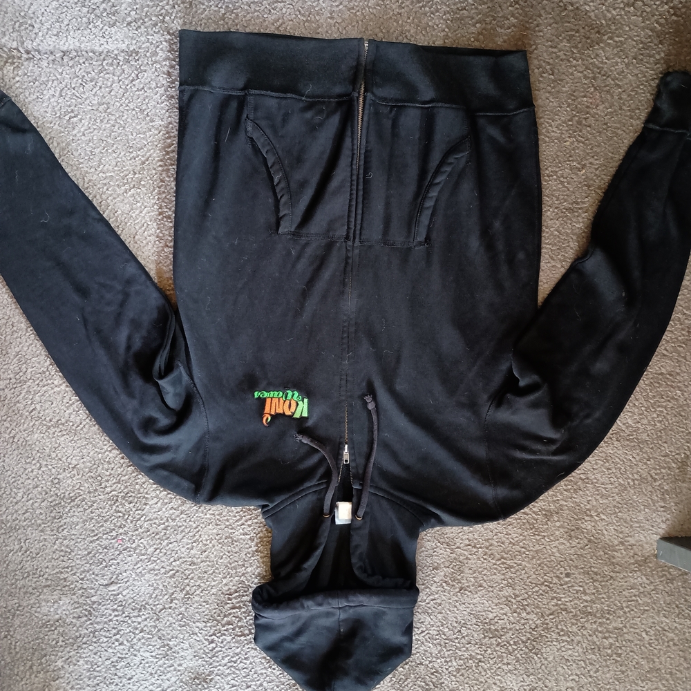 Black Hoodie with Colorful Logo